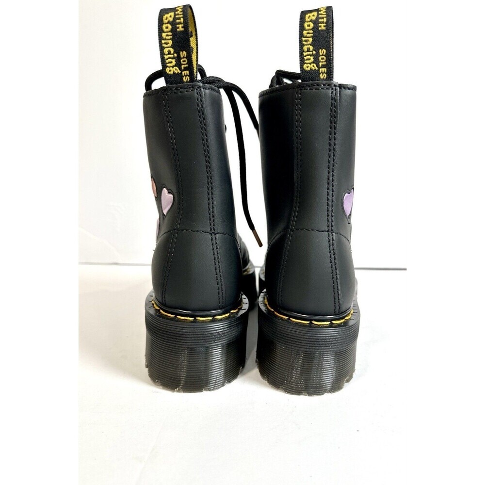 Dr. Martens Sinclair Heart Chunky Platform Boot Size 7 Unique Sweet Details - Picture 8 of 11